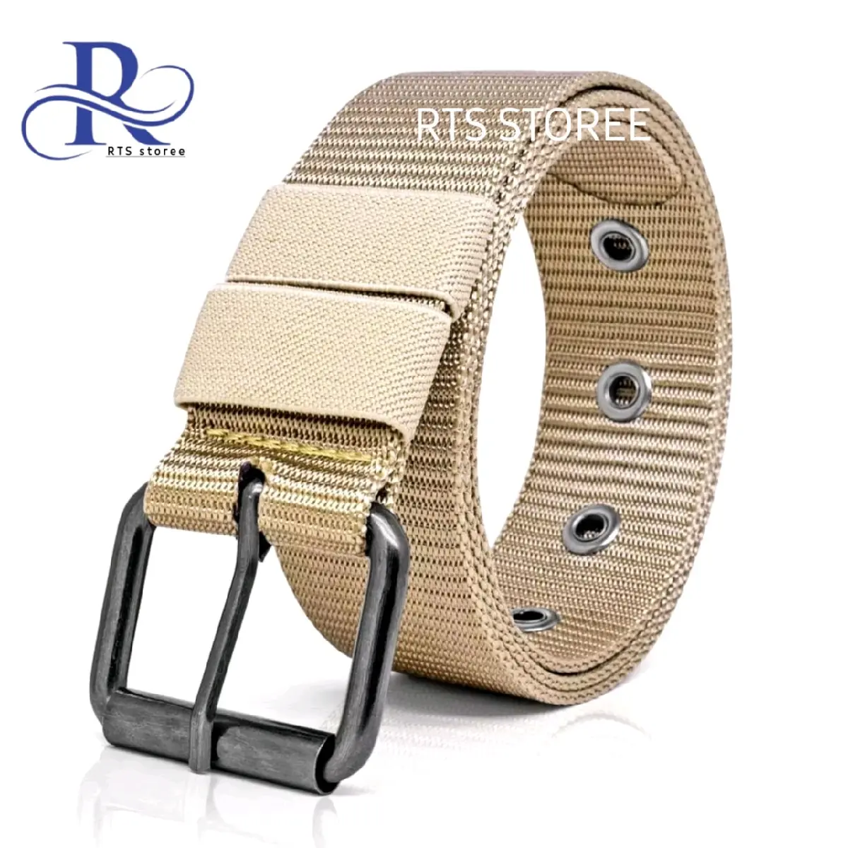 ikat pria sabuk Tali nilon canvas fashion pria gesper pria