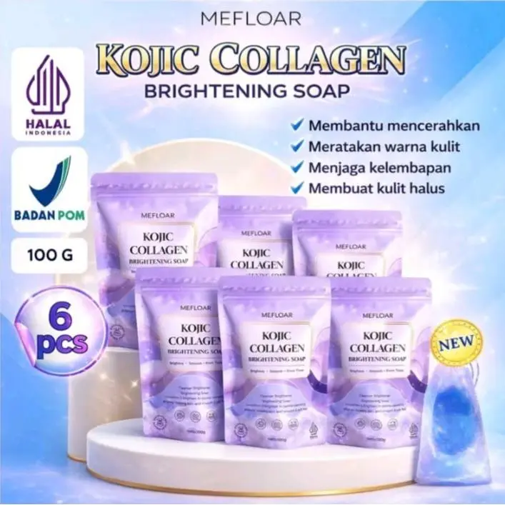 6*PCS Mefloar Kojic Collagen