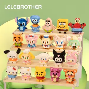 Building blocks doll ornaments DIY building blocks birthday gifts Valentine's Day ornaments mainan murah mainan edukasi anak