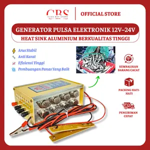 Generator Pulsa Elektronik 12V–24V, Heat Sink Aluminium Berkualitas Tinggi / Alat Pendukung Untuk Kolam Dan Akuakultur