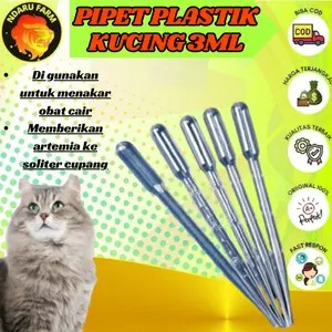 Pipet 3ml Kucing Hamster Anjing Glider Landak