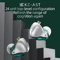 Gambar KZ AST new KZ Flagship 12 BA Driver Earphone with MIC  53/255 - Hitam dari Knowledge Zenith Store Kota Administrasi Jakarta Barat 3 Tokopedia