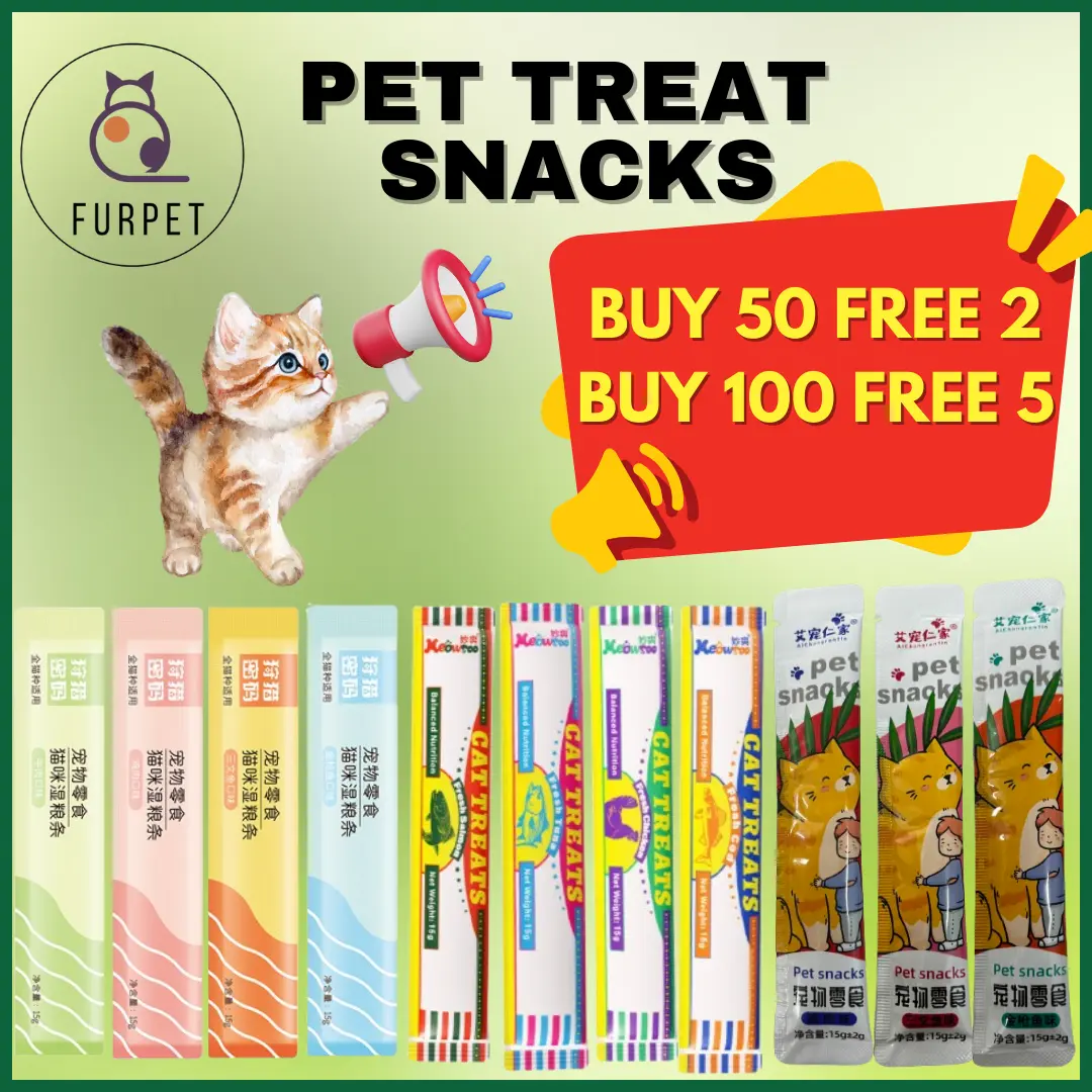 FURPET Makanan Kucing Basah Cat Stick Cat Treat Cat Snack Cat Wet Food Jajan Kucing Murah Pet Snack For Cats Makanan Kucing Murah makanankucing1sen selera makan cerewet sejagat chicken semula jadi catnip untuk kucing premium makanan  kucing