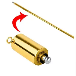 COD Alat Mainan Tongkat Sulap Magic Kera Sakti Sun Wukong Sungokong Pendek Muncul Dan Memanjang Panjang Pendek Otomatis 1.1 Meter Bahan Besi Metal Warna Gold Emas MagiDeal