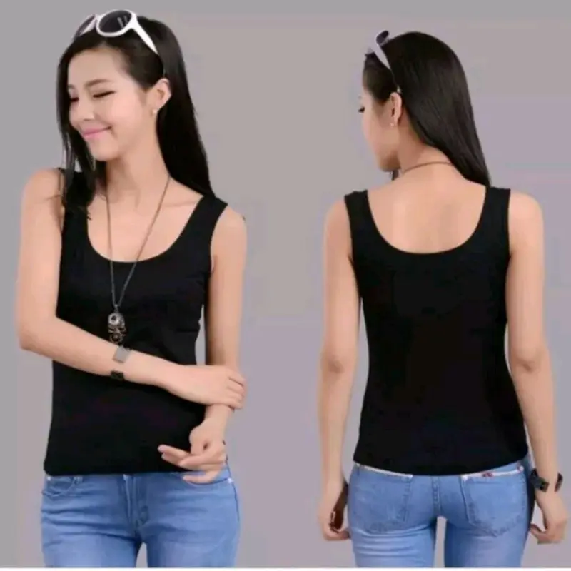 Singlet Dewasa Jumbo XXL / Tanktop Tali Gede Wanita Nyaman 5