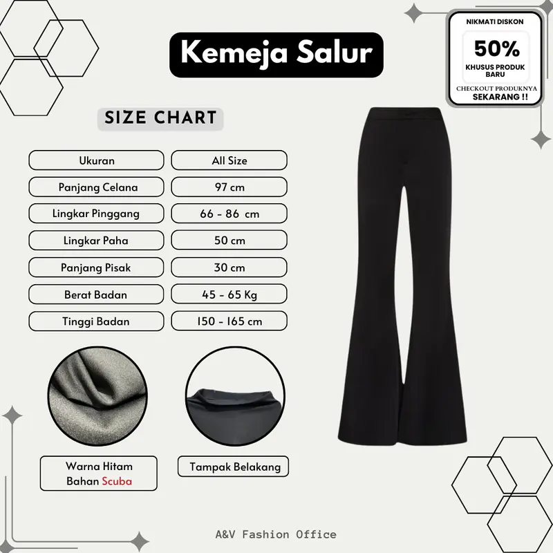 ( TERBARU!! ) Setelan Wanita Kemeja Salur fit Body, Celana Cutbray Hitam, dan Tas Bahu Kece| SET 073 6