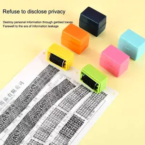 AB159 Stamp Roller Alat Penghapus Alamat Resi Alat Pelindung Data Roller Penghapus Privasi Stempel Pelindung Privasi Penutup Data