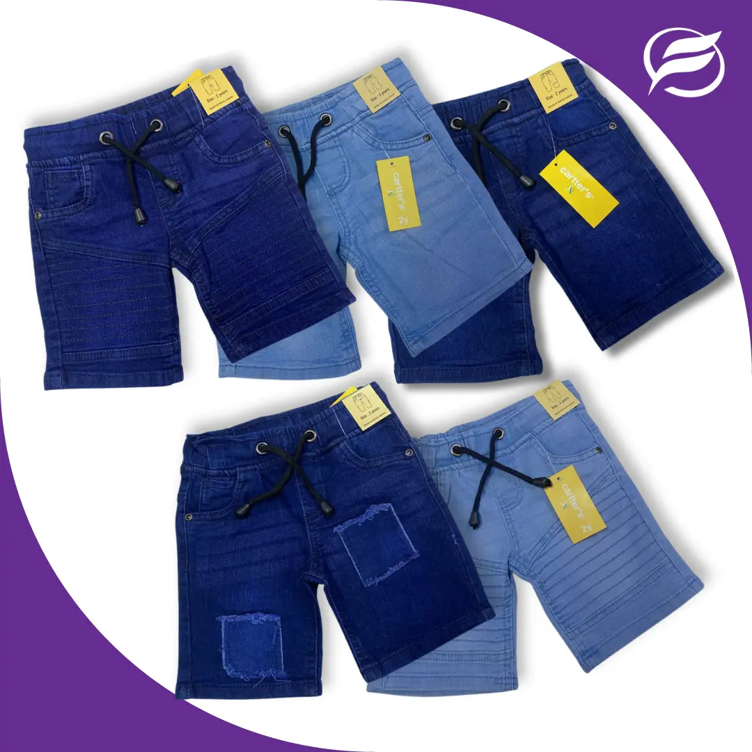 [PART 1] Short Pants Kids Denim, Seluar Pendek Jeans Kanak Kanak Lelaki (2Tahun - 12Tahun)