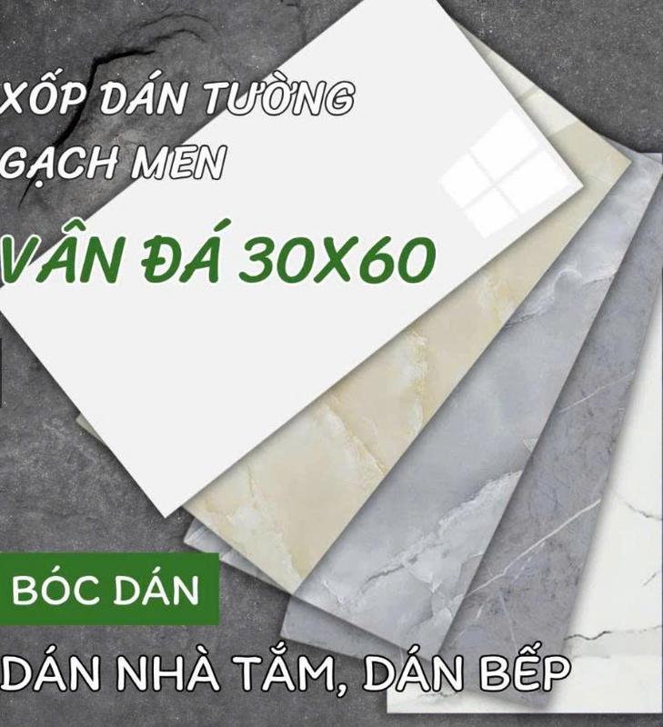   TẶNG 1 CUỘN CHỈ 1CM   - SÉT 100 - tấm PVC giả đá thạch anh cao cấp-Miếng dán tường phủ nhựa PVC bóng chống ẩm cách nhiệt giá rẻ. 