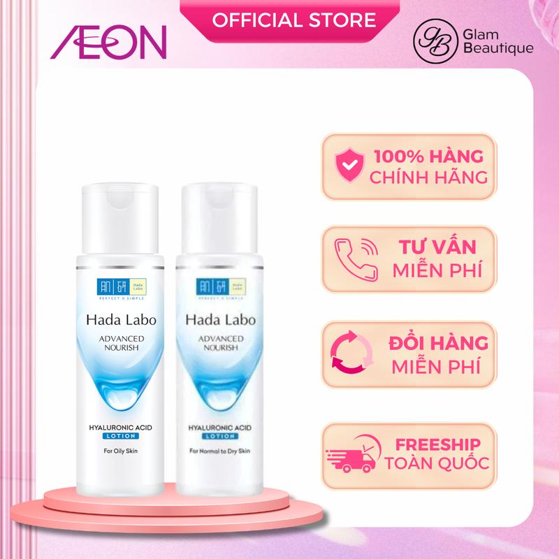  Hada Labo Dung Dịch Dưỡng Ẩm Dành Cho Da Khô  Da Thường  Da Dầu 170ml Glam Beautique 