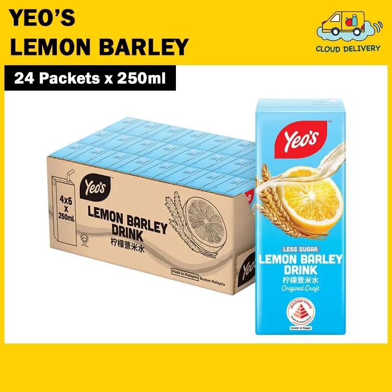 Yeo's Lemon Barley Packet (24 x 250ml)