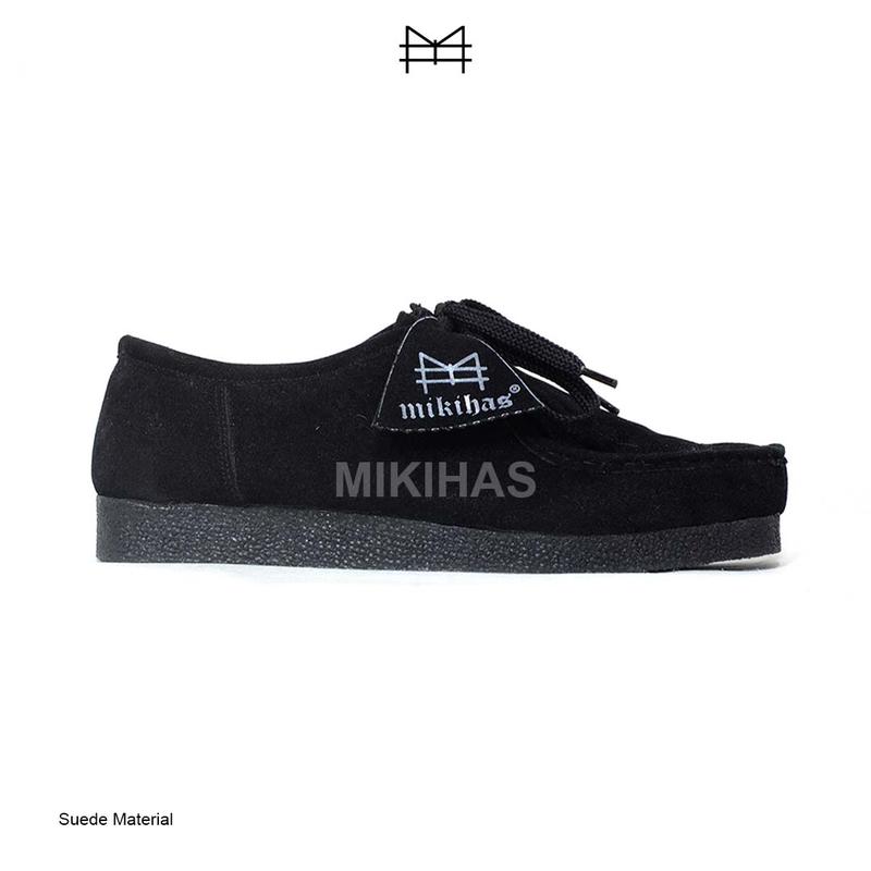 Sepatu Pria Kasual Mikihas Rhetops Sneakers Kulit Suede Ringan Chungky - Shoes, Casual boots suede sol Karet Rubber Ringan combat boots 7