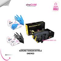 Gambar Sarung tangan Nitrile ONEMED - Nitrile Examination Medical Gloves Black Warm Blue - NITRILE BLACK, S dari APOTEK SHECAN Kota Administrasi Jakarta Barat 1 Tokopedia