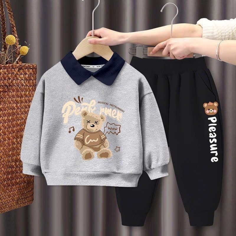Bộ nỉ hoodi cho bé trai bé gái size 10-30kg.Bộ nỉ unisex cho bé yêu ấm áp ,dễ thương