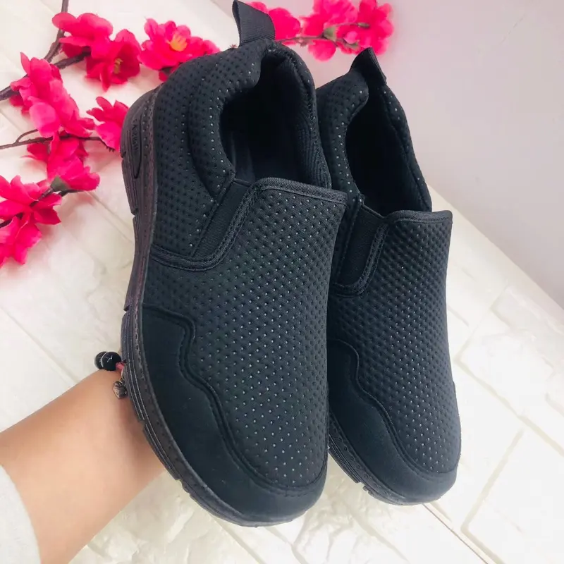 kasut sarung hitam comfortable sukan sport sekolah soft non slip perempuan Wanita Shoes