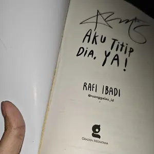 terlaris paket 2 buku novel motivasi aku titip dia untuk satu nama yang sulit kuhapus Habits Psychology Anak Resep