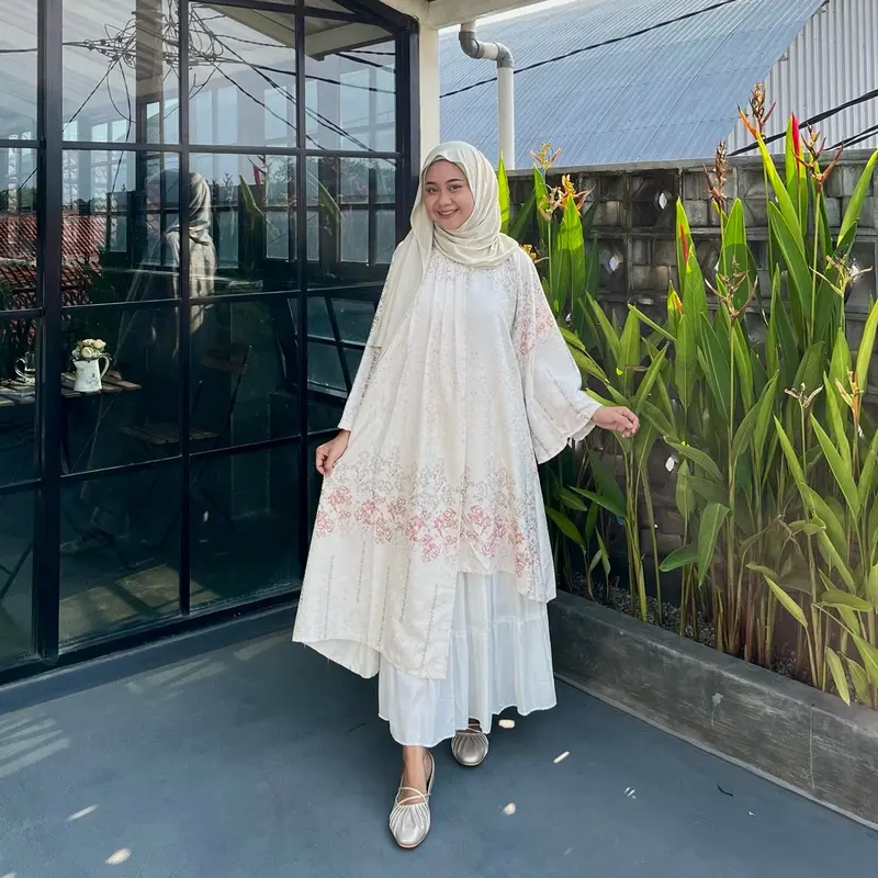 FYLA - DRESS MOTIF JAGUAR/ TUNIK KEKINIAN/ DRESS KONDANGAN/ GAMIS WANITA/ GAMIS/ TUNIK WANITA 3