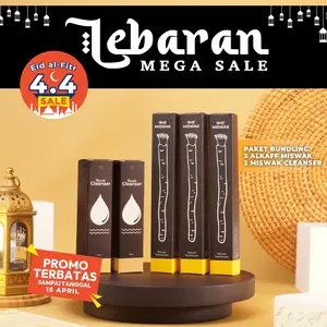 [ 4.4 LEBARAN MEGA SALE ] - 3 ALKAFF MISWAK +  2 MISWAK CLEANSER - PROMO HINGGA 15 APRIL 2026