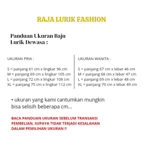 BAJU LURIK WANITA / BAJU SURJAN CEWEK/ BAJU ADAT JAWA 1