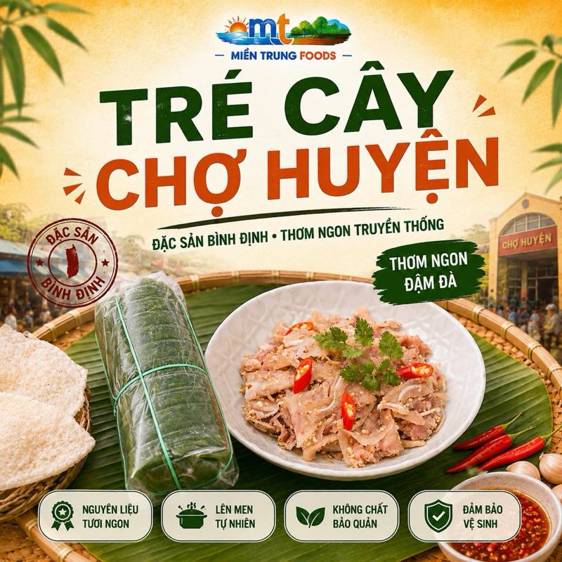 Set 2 Loại Nem Tré Chợ Huyện Đặc Sản Bình Định Chính Gốc, Hương Vị Đặc Trưng…