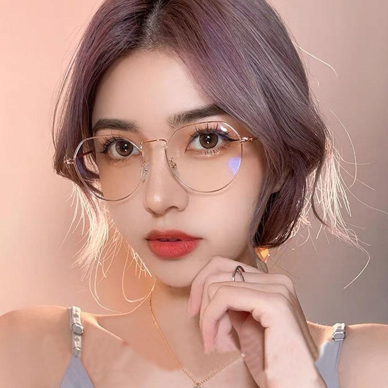 Product Introduction of Kính Tròn, Phong Cách Hàn Quốc, Thời Trang, Dễ Phối Đồ, Chống Bức Xạ, Với Ống Kính Có Thể Tháo Rời Hàng Mới Về 5