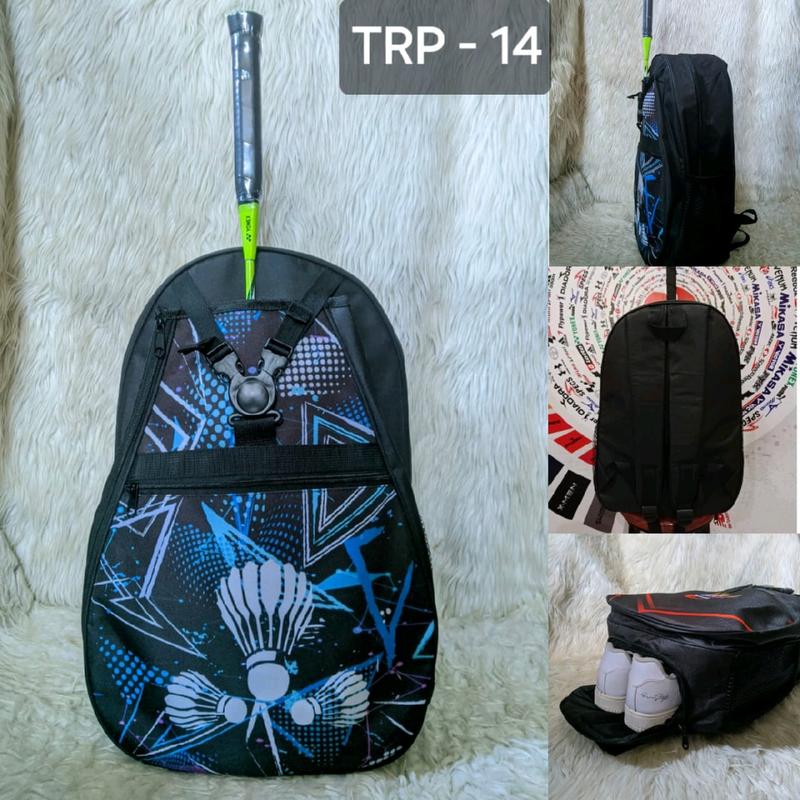 Tas Olahraga Ransel Bulutangkis Dilengkapi Tempat Raket dan Sepatu 2