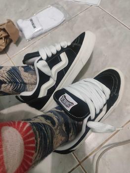 Product Review of Corvalue - Sepatu Sneakers Unisex Pria Wanita Otaru Black White Shoes Casual Sneakers Hitam from H**n 1