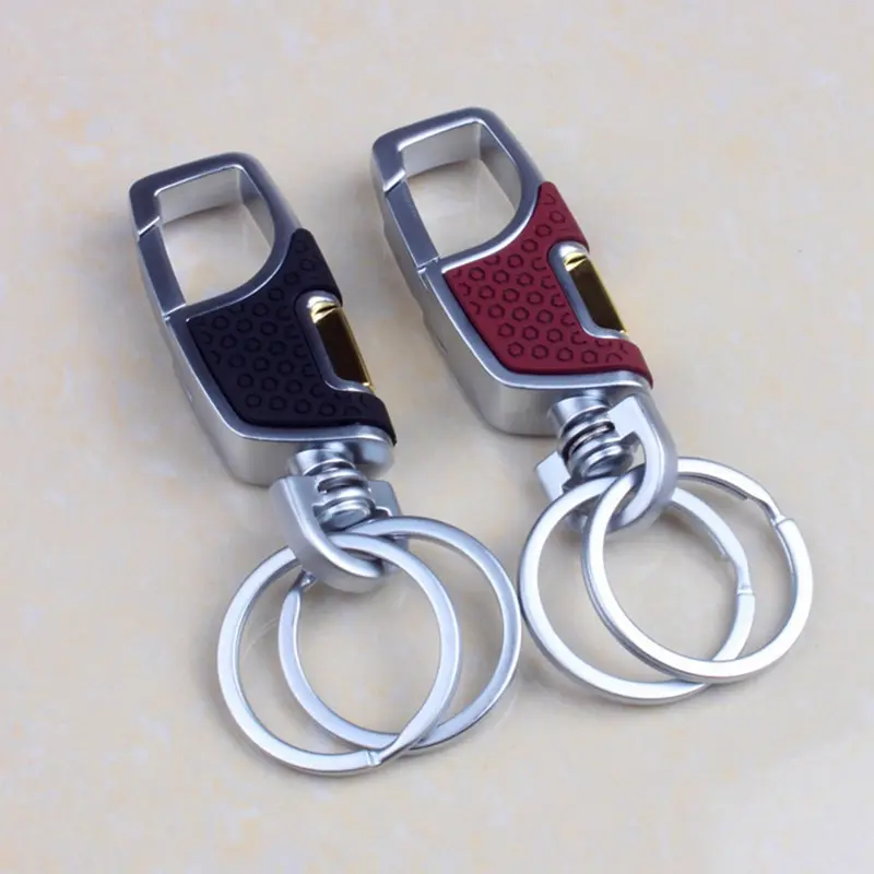 Metal keychain Car key chain ring Simple keychain
