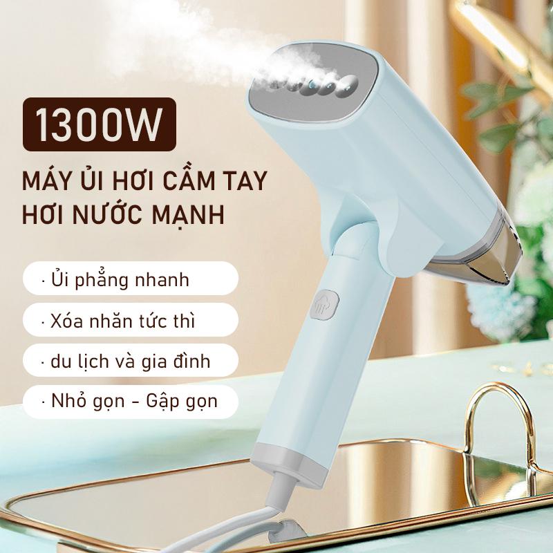  Bàn Là Hơi Cầm Tay Mini Gấp Gọn 1300W Hơi Nước Mạnh Ủi Quần Áo Tiện Dụng Cho Ký Túc Xá Tại Gia Giảm Nếp Nhăn Nhanh SkyReach 