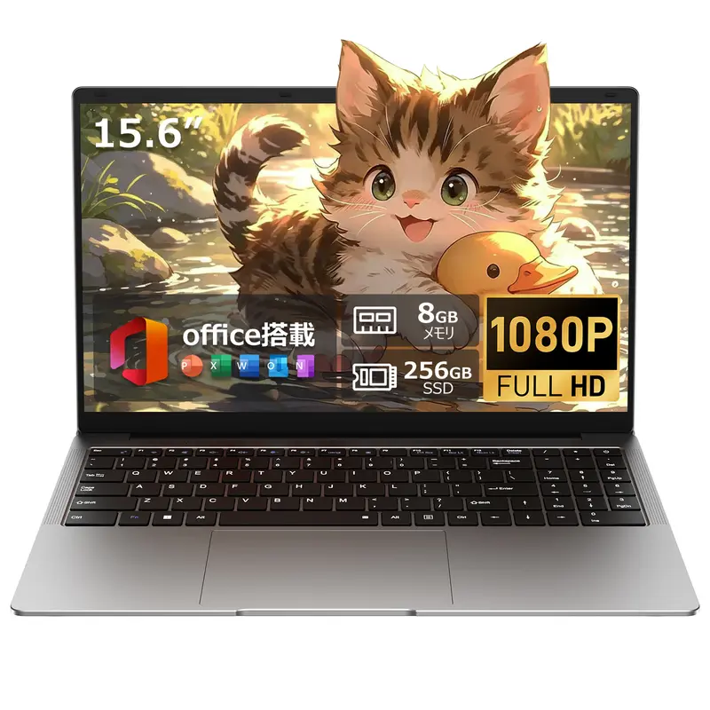 TPV ノートパソコン office 搭載 Windows11 Pro 15.6型 Celeron N4000