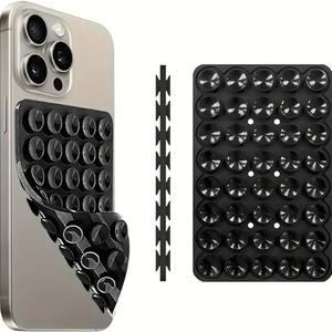 Soporte para teléfono con ventosa de silicona, soporte antideslizante para teléfono, soporte de teléfono de silicona en colores mixtos, ideal para selfies y videos