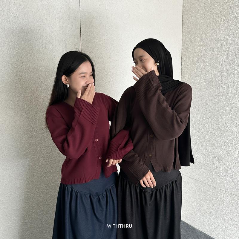 Thru Outfit - Lafi Cardi - Cardigan Knit Wanita 5