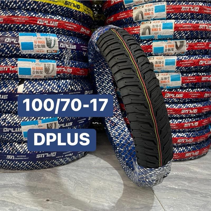 (UT DRC) Vỏ xe 100/70-17 gai CITY EXTRA thương hiệu DPLUS độ bền cao bám đường tốt dành cho Exciter và Winner . Bảo hành 1 năm lỗi đổi mới