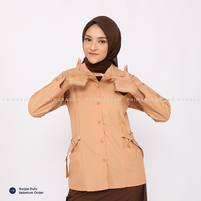 Gambar Primaragam Baju Seragam Pramuka Smp Sma Smk Perempuan Panjang Penggalang Penegak Atasan Cewek Wanita dari primaragam Kab. Bandung Tokopedia