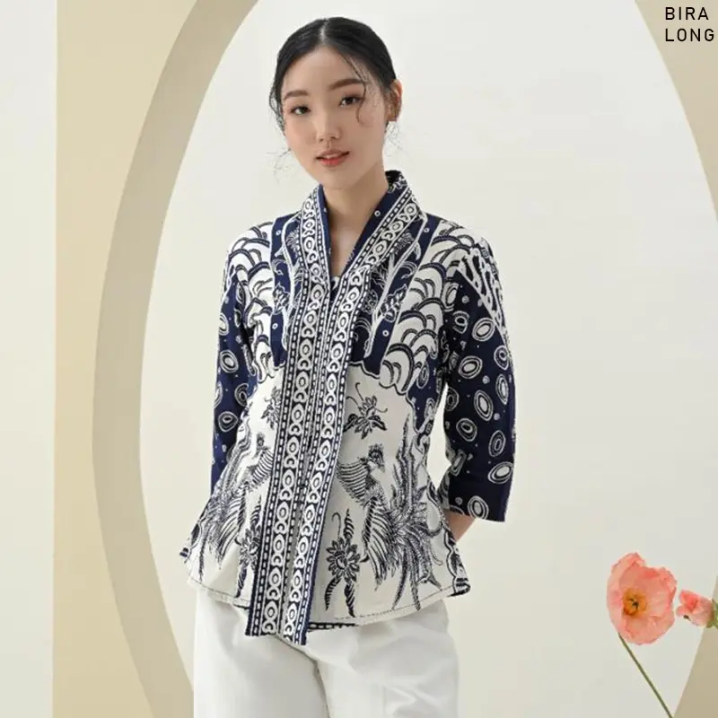 GIRLY Bira Long Atasan Batik MODERN Wanita Batik Lengan Panjang Batik Modern