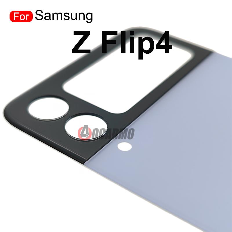 Product Introduction of Top And Bottom Back Battery Cover Housing Bezel Replacement Repair Parts For Samsung Galaxy Z Flip4 SM-F721 9