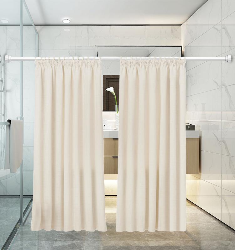Product Introduction of Punch-Free Telescopic Rod Installation-Free Clothing Rod Stainless Steel 304 Pendant Bedroom Curtain Hanging Rod Shower Curtain Rod Rod Rod Jackstay 3
