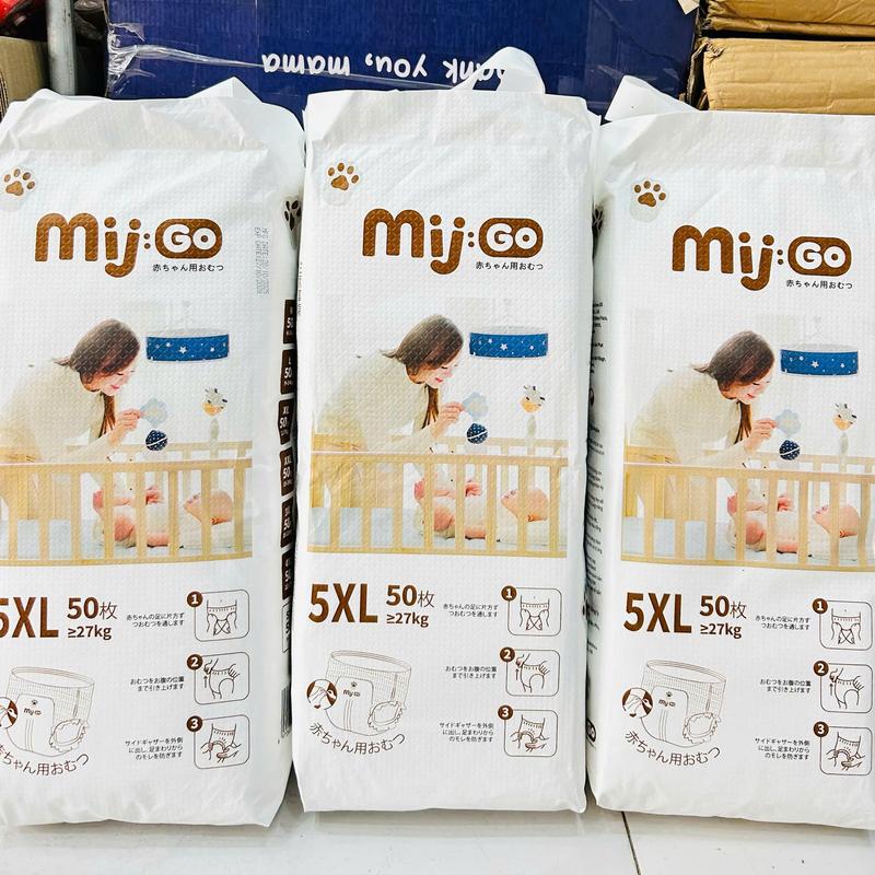 Tã bỉm quần Mijuku Mijgo mỏng thoáng đủ size L-5XL dành Cho Bé Women 50 miếng