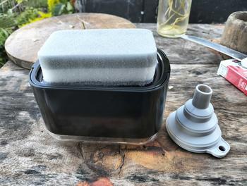Product Review of ZORO Corong Minyak Silikon Corong Lipat Air & Minyak Silicon Serbaguna Funnel Portable Foldable COKI Multifungsi Putih Silicone Kitchenware from b**t 0