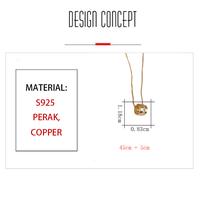 Gambar EAR PARTNER-Kalung Kaleidoskop Sarang Lebah Zirkonia Retro Prancis S925 untuk Wanita - Keanggunan Unik, Desain Stylish dan Sederhana, Rantai Klavikula - EMAS dari EAR PARTNER Kota Administrasi Jakarta Utara 5 Tokopedia