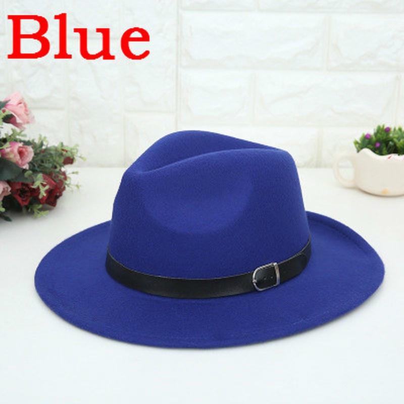 Product Introduction of New Fashion Men Women's Fashion Jazz Hat Woolen Blend Cap Outdoor Casual Hat 9