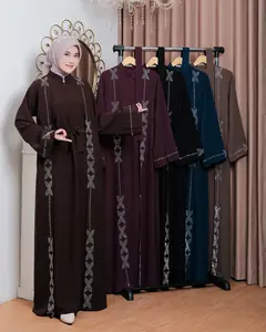 Abaya Lumi Sabrina Anti UV – Dress Muslimah Harian & Pesta, Adem & Tidak Menerawang | Busui Friendly (LIMITED)