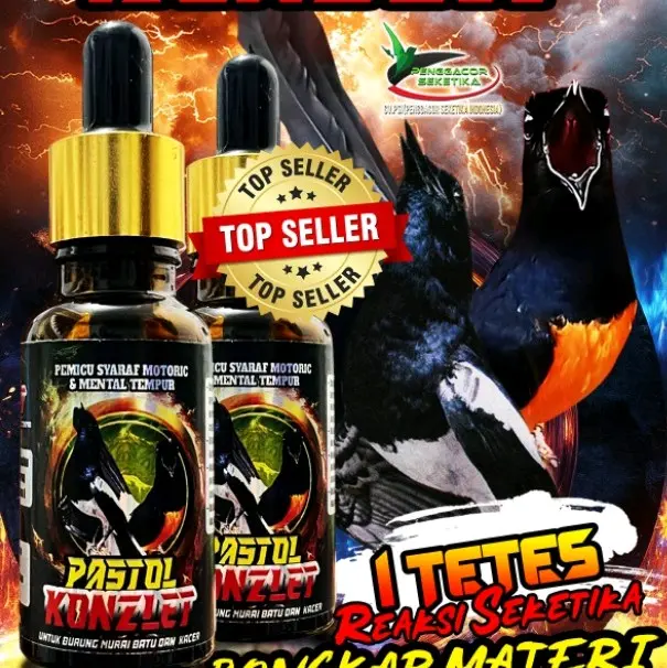 Pastol Konslet juara by Penggacor Seketika Vitamin Suplemen Burung murai batu dan kacer
