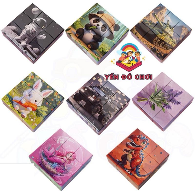 Khối hình vuông Nam Châm Minecraft Ghép 6 Hình, Mô Hình Lắp Ráp, Trò Chơi Xếp Gạch Xây Dựng