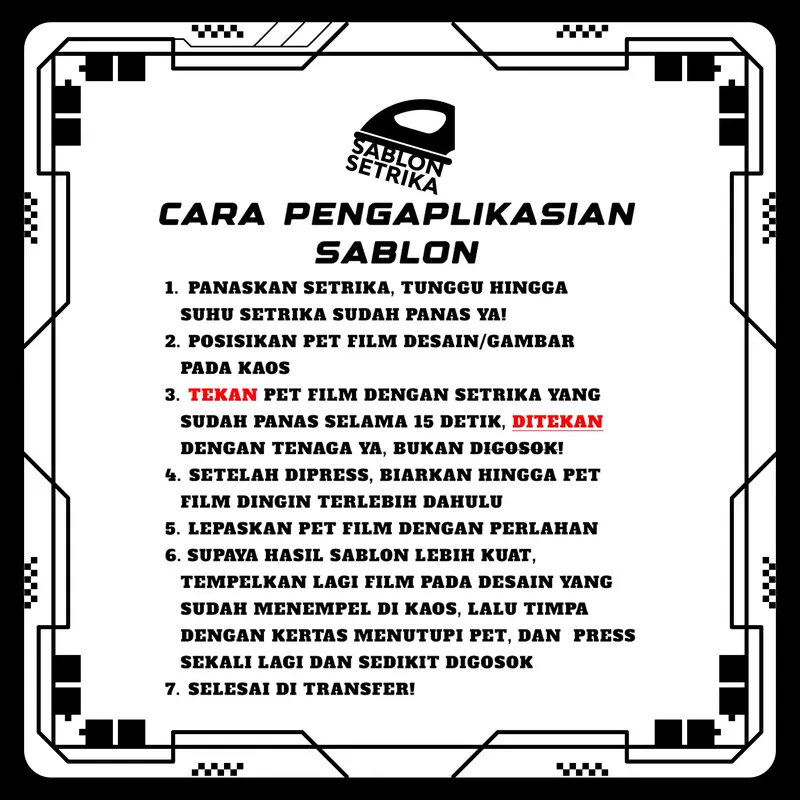 SABLON SETRIKA SABLON DTF TEMA RANDOM VOL 7 1