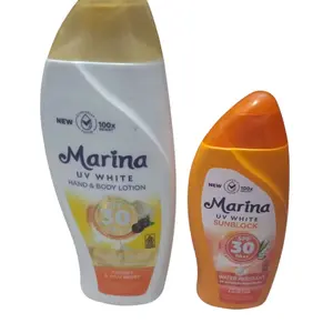 Marina UV White Sunblock dan Body Lotion SPF30 PA++