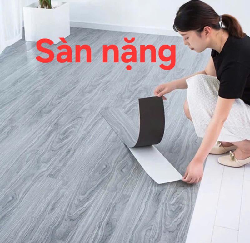 Combo 5m2 SÀN NẶNG=36 miếng dán sàn nền nhà giả gỗ DFLOO giấy dán nền giả gỗ Sẵn keo bóc dán dễ dàng thi công tại nhà. KT 15,2x91,4cm