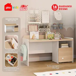 PIRA KIDS -  DASAMI DKK100 Meja Belajar Anak dengan Rak Buku