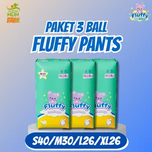 3 BALL FLUFFY PANTS Popok Bayi I S40 I M30 I L26 I XL26