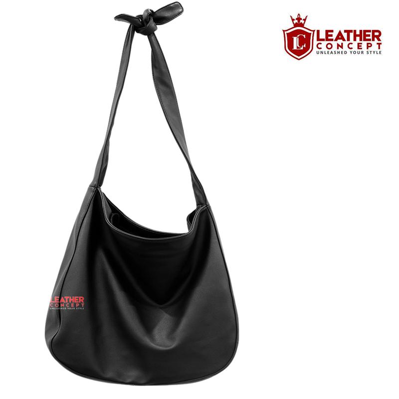 LEATHER CONCEPT Tas Selempang Kulit Pria Tas Kulit Pria Tote Bag Kulit CELCIUS Hitam 1